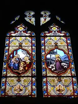 Vitrail du collatéral.