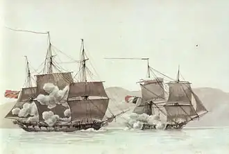 illustration de HMS Peterel (1794)