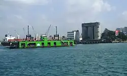 Le transbordeur MV Nyayo vu depuis Likoni