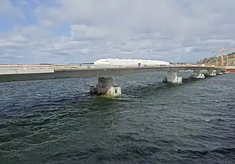 Lilla Lidingöbron en mars 2022.