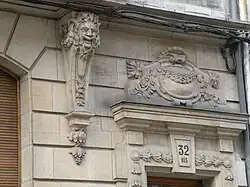 Détail 32bis rue d'Antin