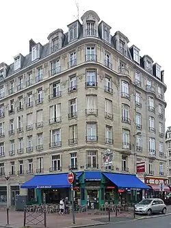 Immeuble construit après destruction 6 rue de tournai