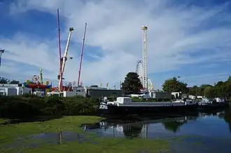 La foire aux manèges sur l'esplanade