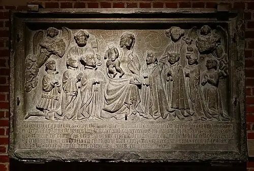 Monument funéraire de Pérenchies (début du XVe&nbsp;siècle).