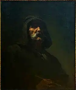 Autoportrait, 1867, Théodule Ribot.