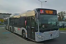Mercedes-Benz Citaro GC2 NGT sur la ligne L6, à Ramonville.