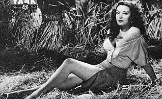 Linda Darnell dans Yank.