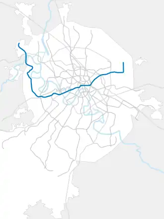 Voir la carte de la ligne.