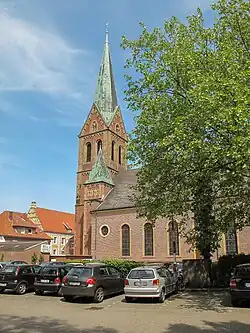L'église catholique Saint-Boniface.