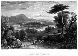 Le palais de Linlithgow (vu en 1830 par William Miller).