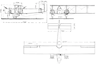 vue en plan de l’avion