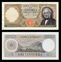 100&nbsp;000&nbsp;lires Manzoni (1967-82)
