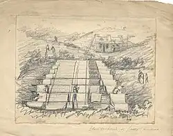 Un séchoir de frocs à Lisieux.