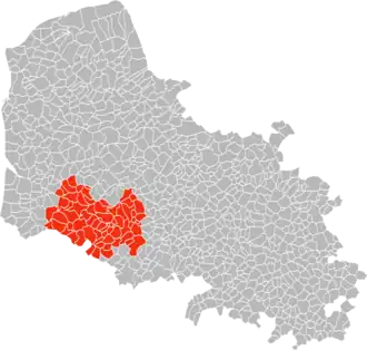Localisation de Communauté de communes des 7 Vallées
