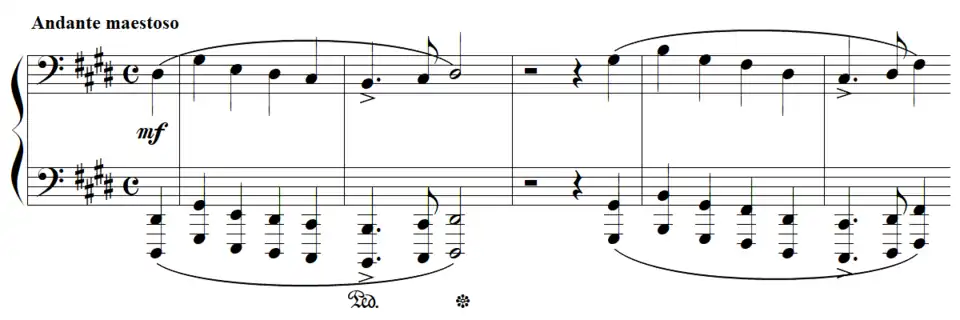 partition pour piano