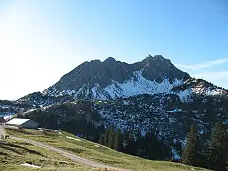 Vue du versant nord.