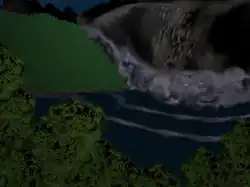 Aperçu du mégatsunami.