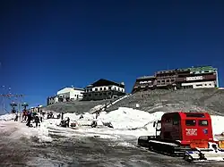 La bas du glacier du Livrio.