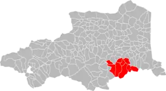 Localisation de Communauté de communes du Vallespir