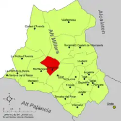 dans la comarque de l'Alto Mijares.