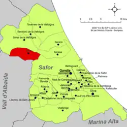 dans la comarque de la Safor.