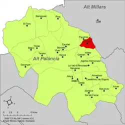 dans la comarque de l'Alto Palancia.