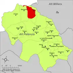 dans la comarque de l'Alto Palancia.