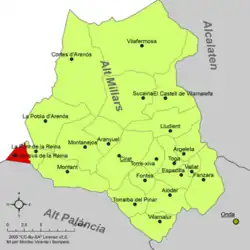 dans la comarque de l'Alto Mijares.