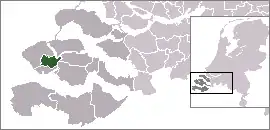 Localisation de Middelbourg