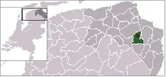 Localisation de Noordbroek