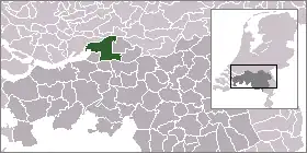 Localisation de Werkendam