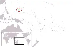 Carte montrant Guam
