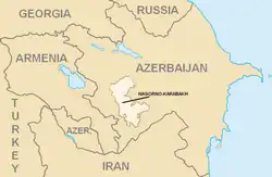 Description de l'image Location Nagorno-Karabakh.png.