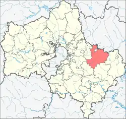 Le raïon d'Orekhovo dans l'Oblast de Moscou.