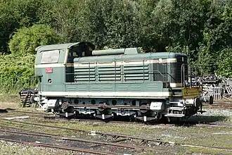 Le C 61041 préservé par le Chemin de fer touristique du Vermandois.