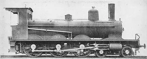 La locomotive 230-B6 du réseau oranais des CFAE.