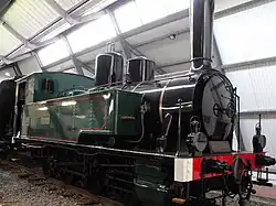 La locomotive du musée du Train.
