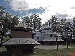 église de la Transfiguration et clocher, classés, Loïeva,