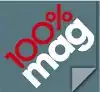 Logo de 100 % mag de février 2008 à 2009.