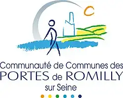 Blason de Communauté de communes des Portes de Romilly-sur-Seine