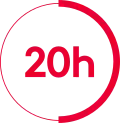 Logo du 20 heures du 26 août 2019 au 27 août 2023.