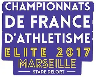 Description de l'image Logo Championnats de France d'athlétisme 2017.jpg.