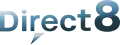 Logo de Direct 8 du 1er septembre 2008au 31 août 2009.