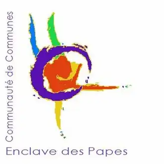 Blason de Communauté de communes de l'Enclave des Papes