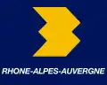 Logo de FR3 Rhône-Alpes Auvergne du 6 mai 1986 au 22 novembre 1987.