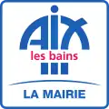 Logo reprenant de manière stylisée le nom d'une ville.