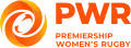 Logo de la Premiership Women's Rugby instauré en 2023.