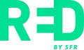 Logo de RED by SFR, la marque commerciale exploitée par Omea Telecom jusqu'en décembre 2017.