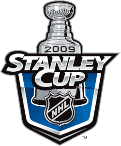 Logo avec la Coupe Stanley et les mots "Stanley Cup 2009"