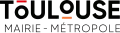 Logo de Toulouse Métropole utilisé dans le cadre de le mise en place du site internet unique pour la ville et la métropole (metropole.toulouse.fr).